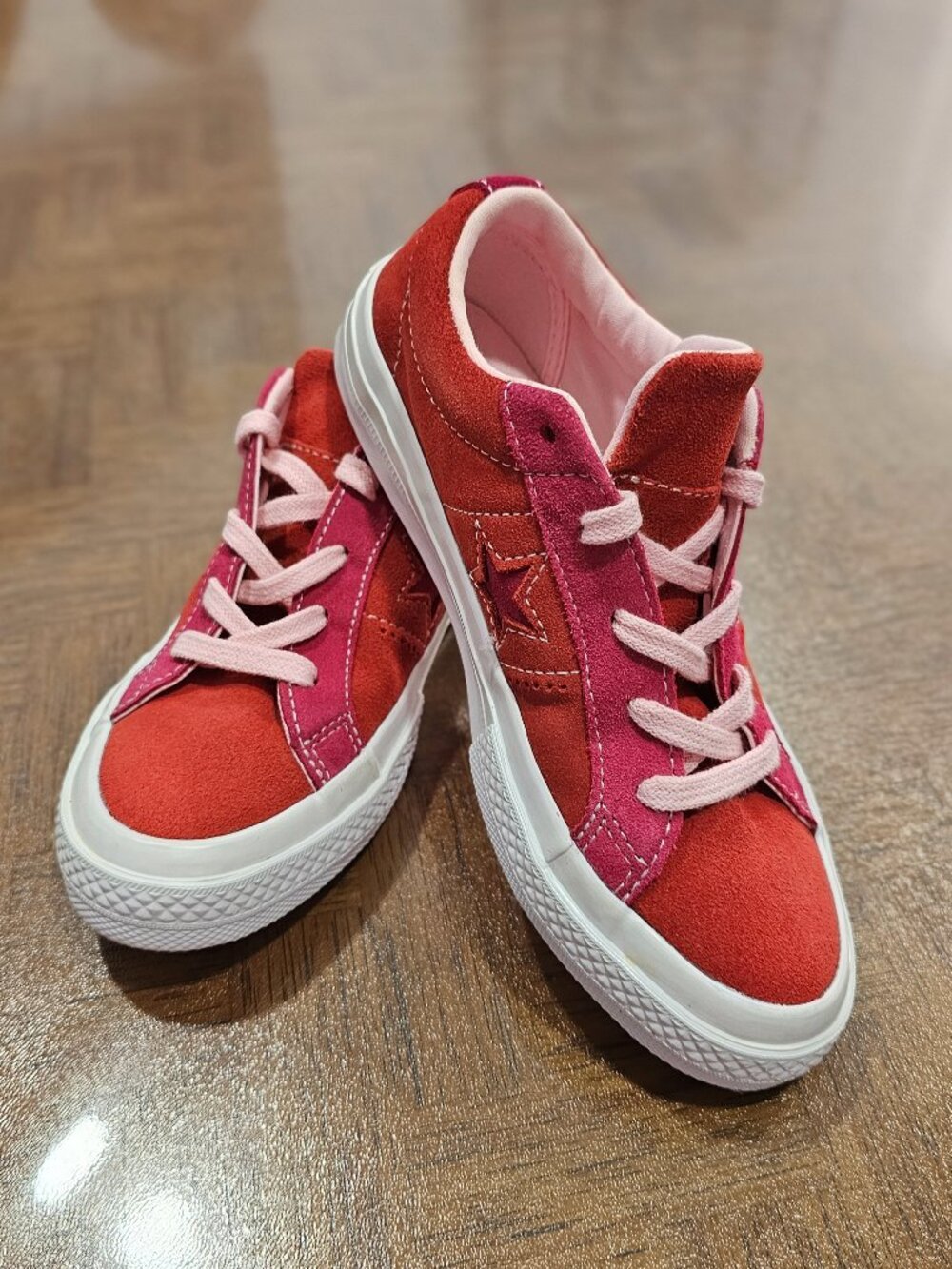 Converse One Star RED/ PINK Youth Size 2